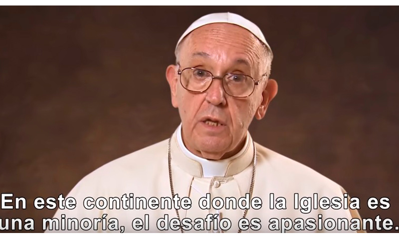 El papa Francisco pidió hoy por «el diálogo entre culturas y religiones»