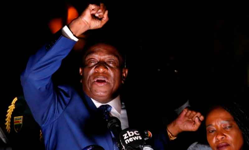 Mnangagwa, listo para tomar las riendas de un Zimbabue en ruinas