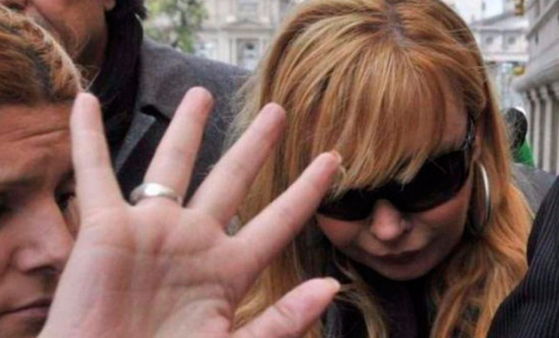 Giselle Rímolo quedó detenida y fue trasladada en ambulancia a una clínica