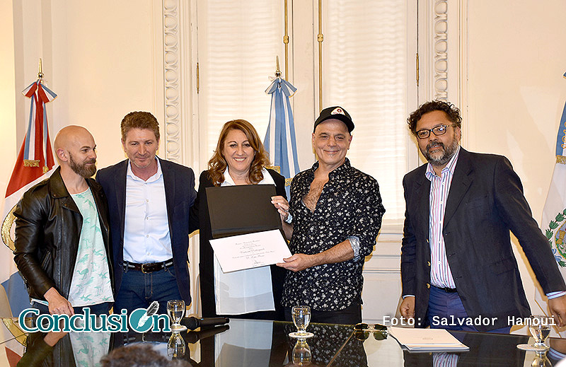 Zeta Bosio fue declarado visitante distinguido de Rosario