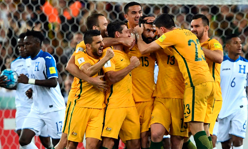 Australia fue más que Honduras y se clasificó al Mundial