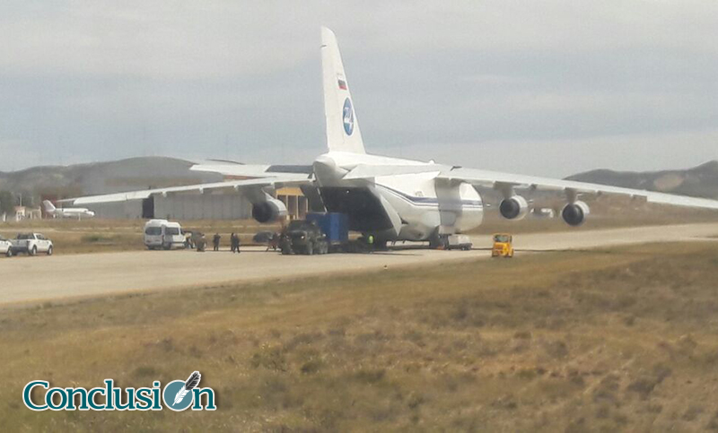 Llegó el avión ruso con equipos para colaborar en la búsqueda del ARA San Juan