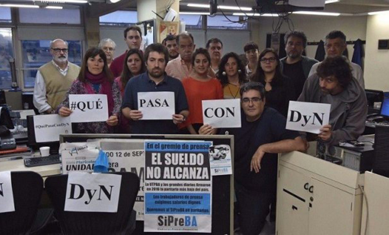 La agencia de noticias DyN cierra sus puertas y deja a cien personas en la calle