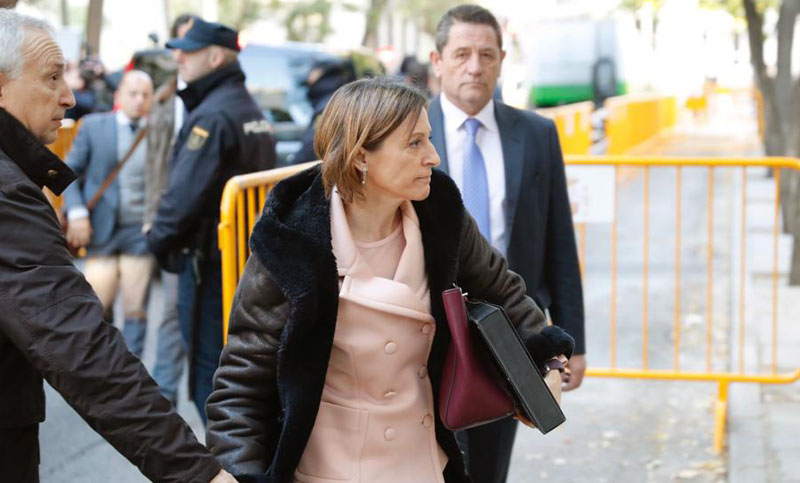La presidenta de Cataluña responderá ante la Justicia
