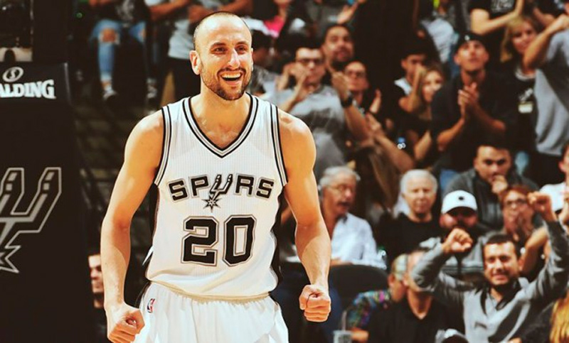 Manu Ginóbili brilló en el triunfo de los Spurs ante Mavericks