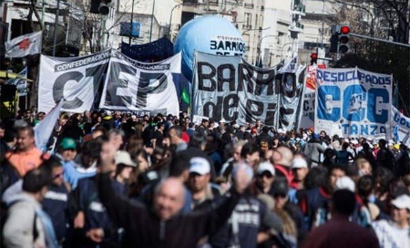 Sindicatos y organizaciones sociales marcharán contra el «ajuste» y «en defensa del salario»