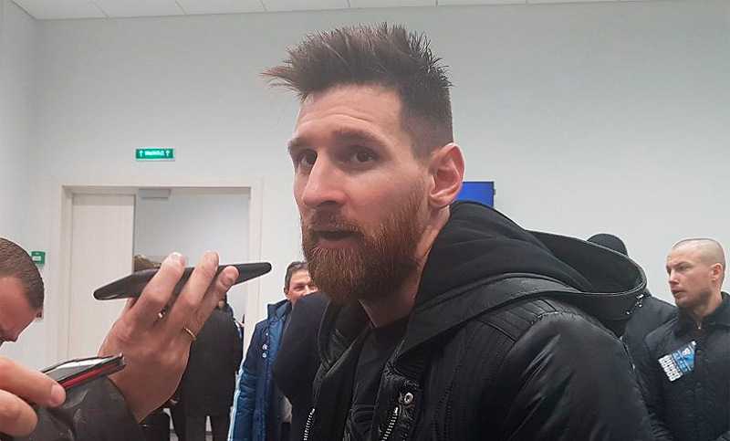 Messi: «Es lindo e importante que Agüero haga goles, estoy feliz por él»
