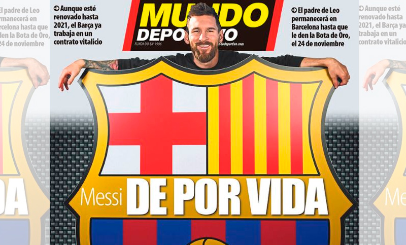 Barcelona planea ofrecerle un contrato vitalicio a Lionel Messi
