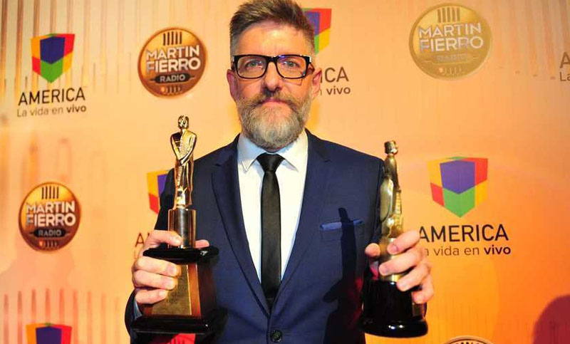 Luis Novaresio ganó el Martín Fierro de Oro por su labor en radio