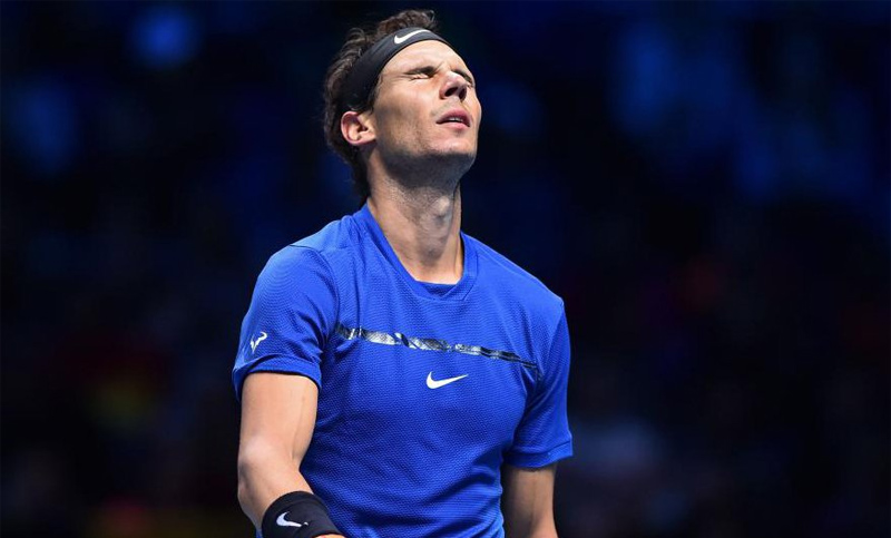 Nadal se bajó del Masters de Londres por la lesión en su rodilla