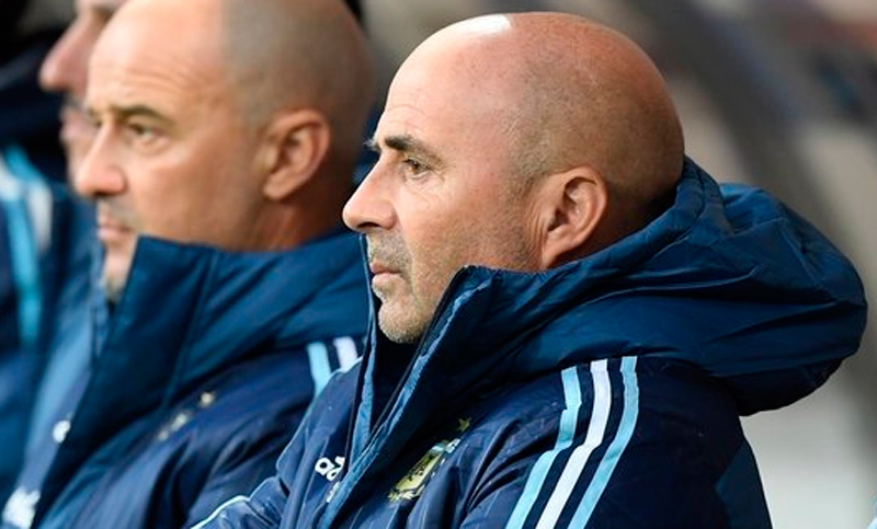 «Hoy dimos un paso delante», expresó Sampaoli