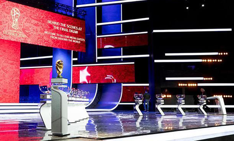 Empezó la ceremonia del sorteo del Mundial de Rusia 2018