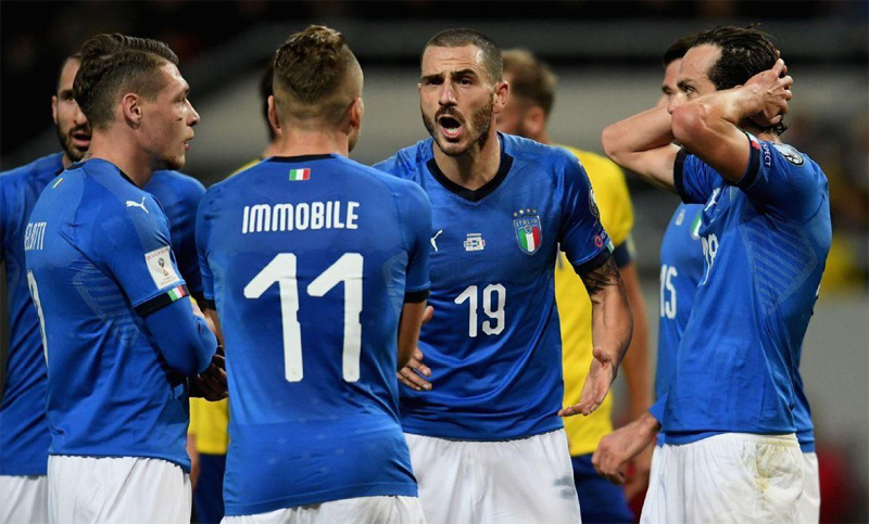 Italia está obligada a ganarle a Suecia para clasificar al Mundial