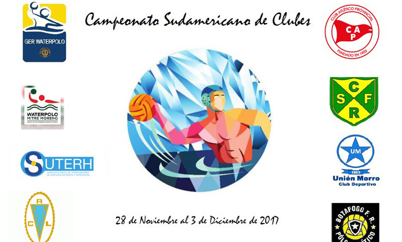 El Campeonato sudamericano de polo acuático se jugará en Rosario