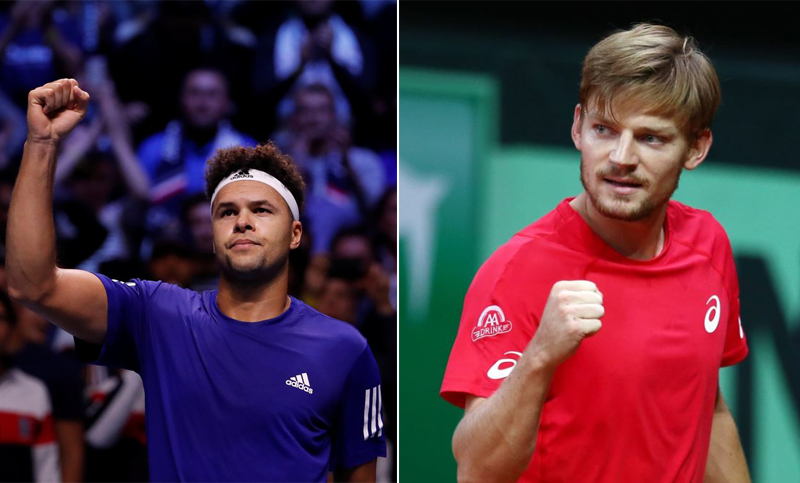 Copa Davis: en el primer día de la final, Francia y Bélgica están 1 a 1