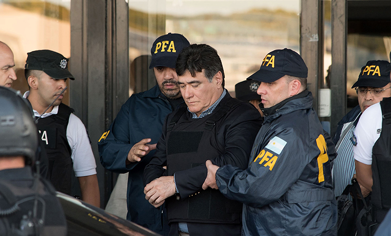 Trasladaron a Zannini desde Comodoro Py al penal de Ezeiza
