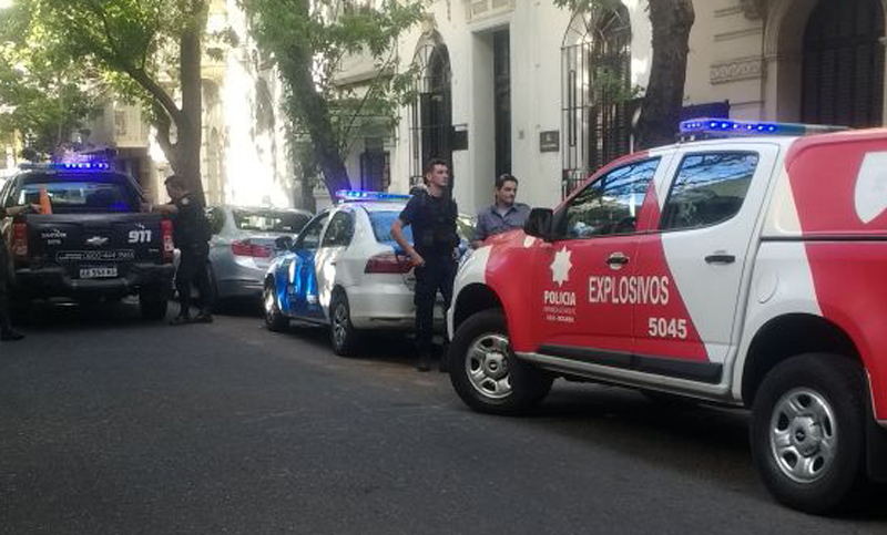 Encontraron una granada en el microcentro