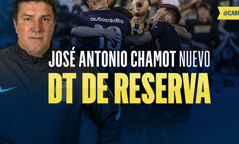 José Chamot es el nuevo entrenador de la Reserva canalla