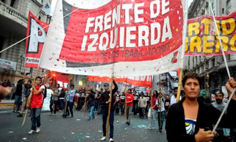 Movilización en el centro porteño contra la conferencia de la OMC