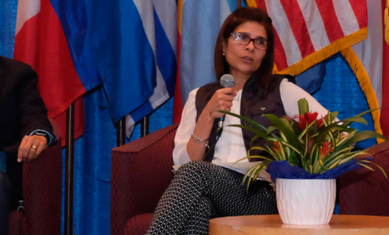 Murió la hermana del presidente de Honduras al estrellarse el helicóptero en el que viajaba