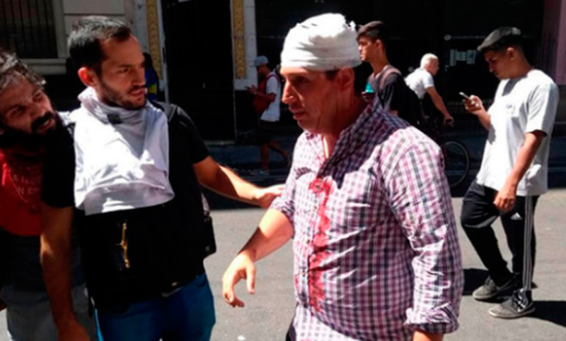 Marcha de periodistas contra la represión y por la libertad para informar
