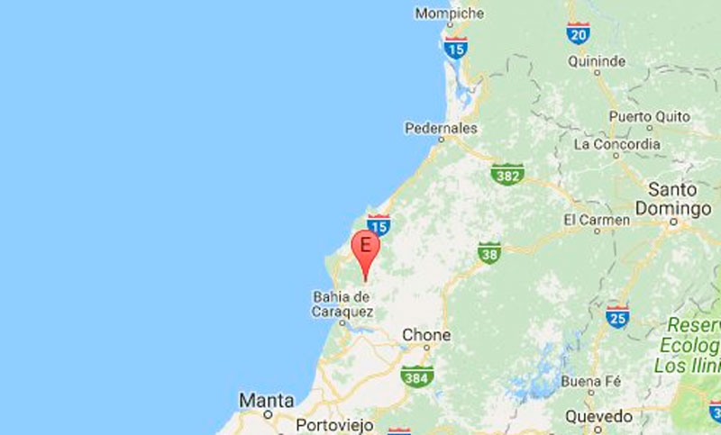 Ecuador: un potente sismo de 6 grados sacudió la provincia de Manabí