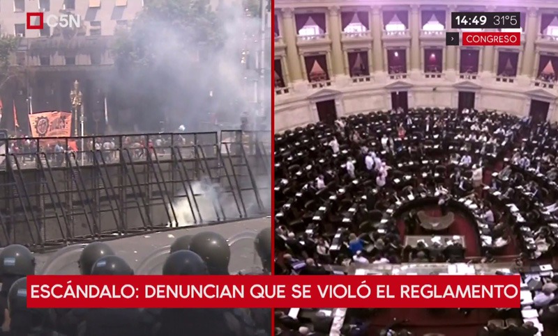 En medio de los disturbios, se pone en entredicho el quórum y no arranca la sesión
