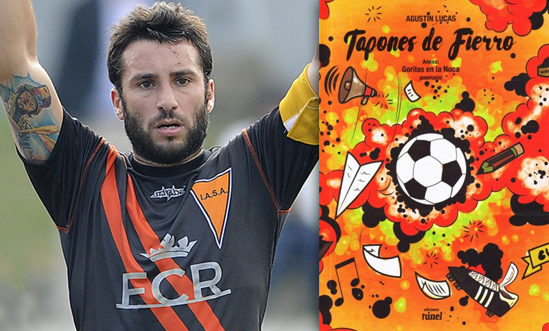 El futbolista uruguayo Agustín Lucas presenta su libro “Tapones de Fierro”
