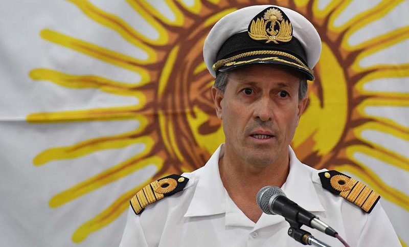«Investigamos un nuevo punto a mil metros», reconoció la Armada