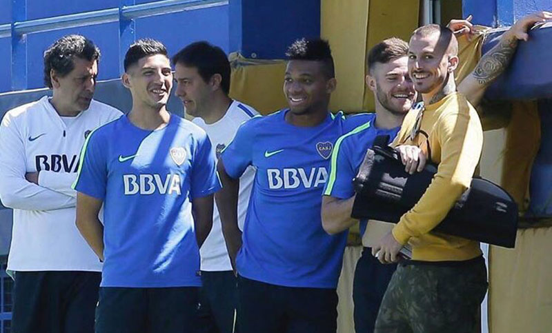 Benedetto inició recuperación en Boca y dijo: “No me pongo plazos para volver”