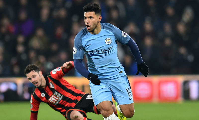Manchester City lleva 17 victorias al hilo y el Kun Agüero es la gran figura