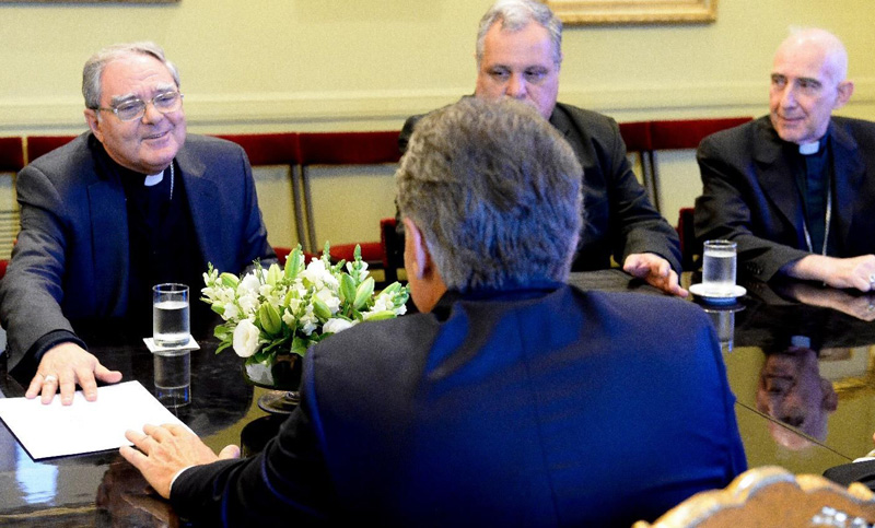 El episcopado expuso ante Macri su «preocupación» por los jubilados