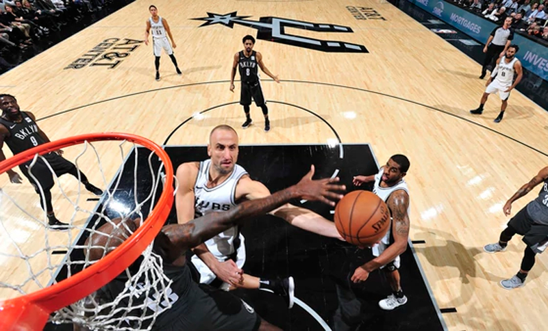Con aporte argentino, los Spurs se impusieron a los Nets