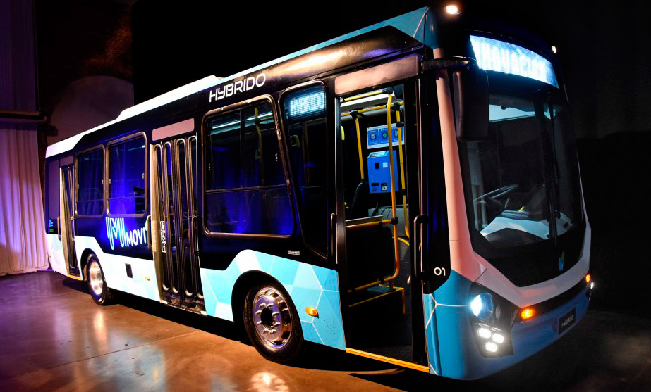 Innova Rosario: presentaron el primer colectivo híbrido hecho en la ciudad