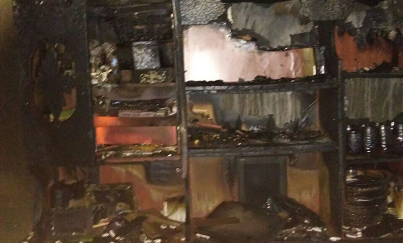 Adolescentes en grave estado luego de un incendio en zona norte