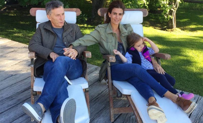 Macri viajó a Córdoba con Juliana y Antonia para pasar el fin de semana largo