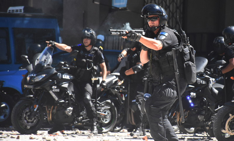 La Cidh manifestó su «preocupación» por el «uso inadecuado» de la fuerza policial en el Congreso