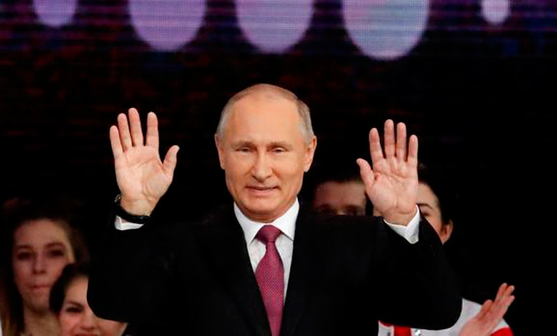 Putin anuncia su candidatura a la reelección en las presidenciales 2018