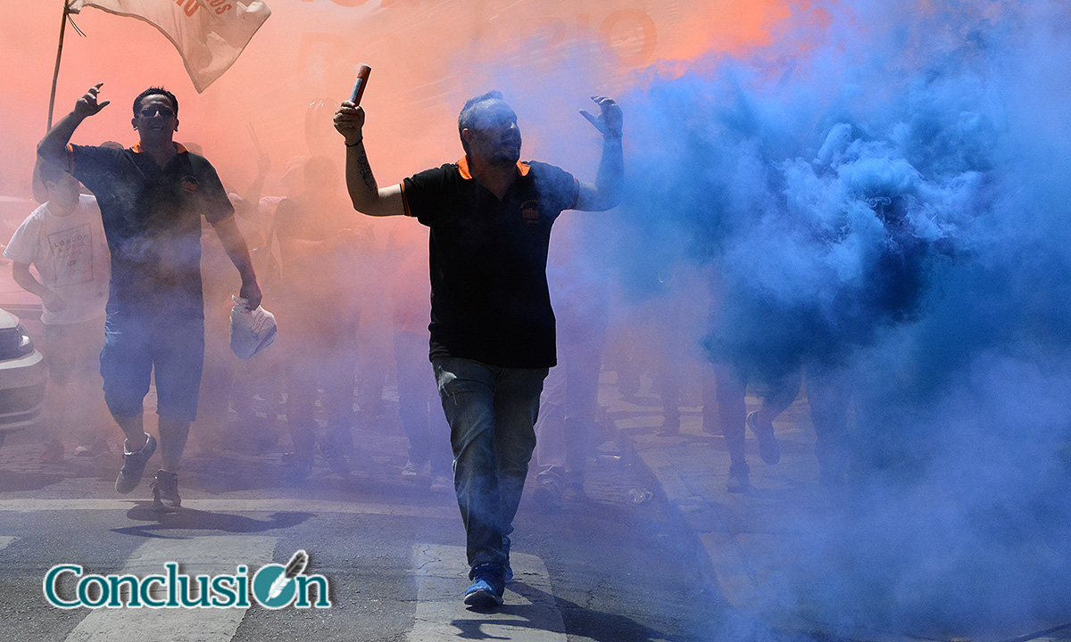 Coloreando la marcha