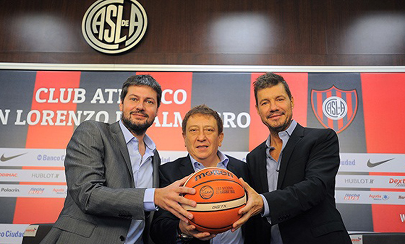 Tinelli se alejará del fútbol y estará ligado al básquet de San Lorenzo