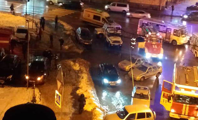 Varios heridos por explosión de bomba en un supermercado de San Petersburgo