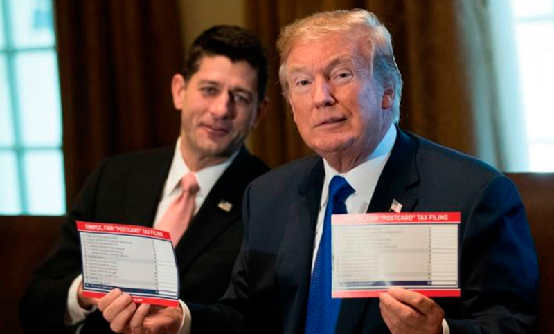 Estados Unidos aprueba la reducción de impuestos más grandes de los últimos 30 años