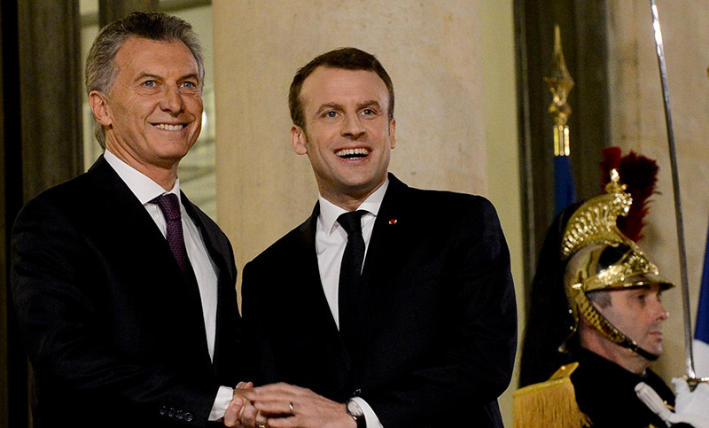 Macri instó a Macron a “no desperdiciar la oportunidad” de un acuerdo