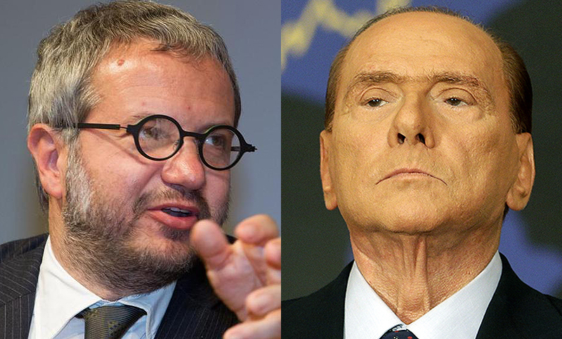Berlusconi y la Liga del Norte debaten por la permanencia de Italia en el euro