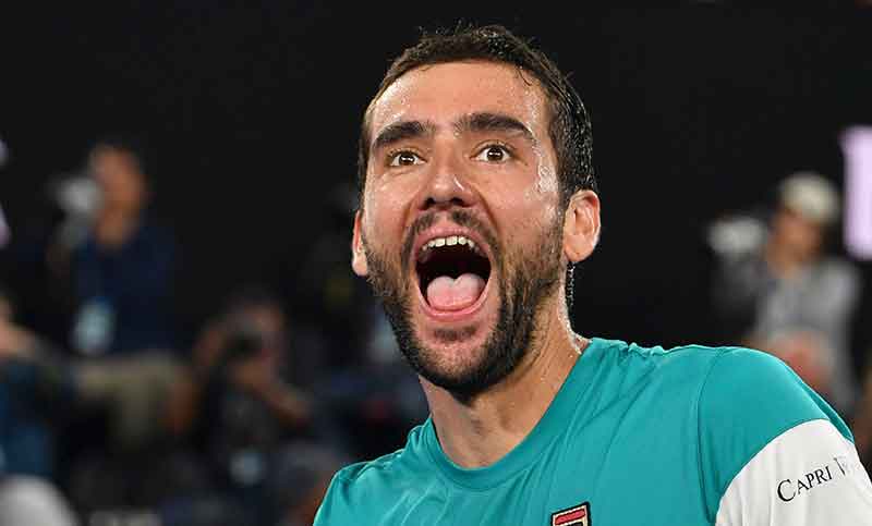 El croata Cilic clasificó a su primera final en el Abierto de Australia