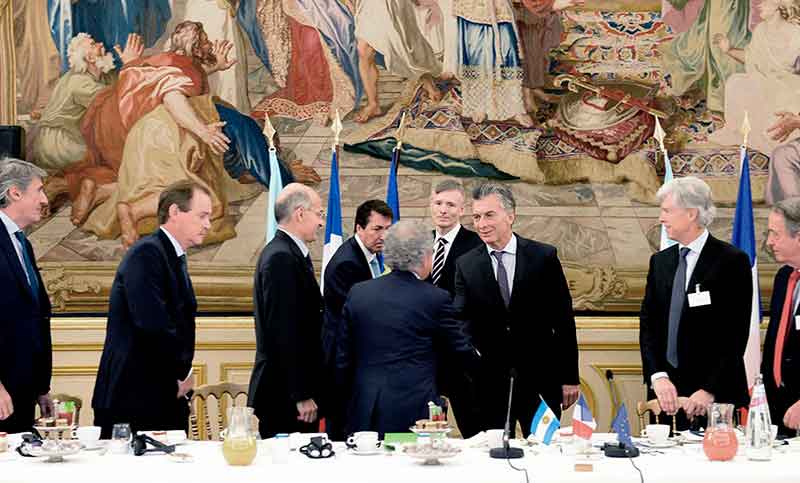 Macri se reunió con empresarios franceses en la antesala del encuentro con Macron