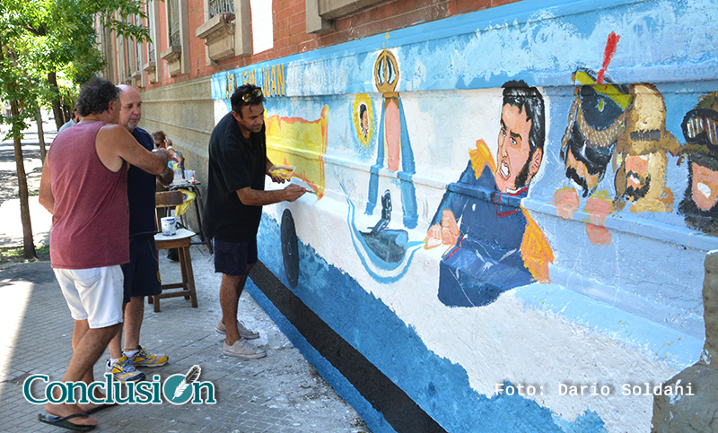 Los 44 tripulantes del ARA San Juan tendrán su mural en Rosario