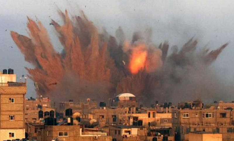 Israel bombardeó posiciones de Hamas en respuesta de un ataque