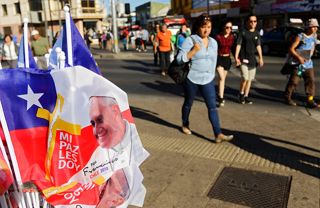 Hubo 89 detenidos durante la visita del Papa Francisco a Chile