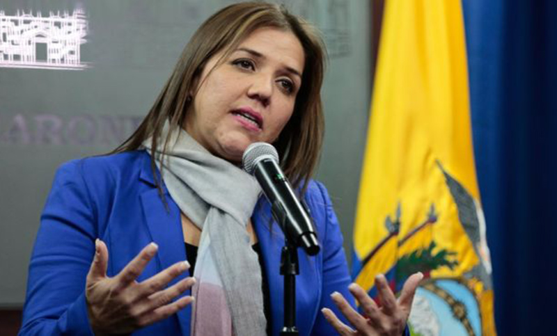 Congreso ecuatoriano designó a María Alejandra Vicuña como vicepresidenta del país
